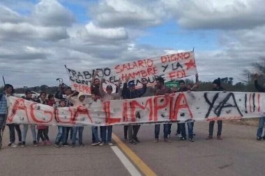 Acuciante situación por la falta de agua potable