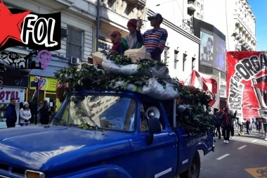 Yerbatazo en el Ministerio de Trabajo