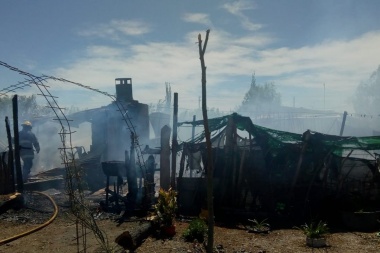 Incendio en Toma La Sal