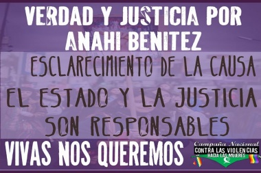 Comienza el juicio oral y público por el femicidio de Anahi Benítez