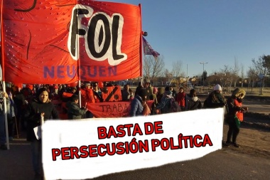 Denunciamos persecución política a compañera del Frente de Organizaciones en Lucha Neuquén.