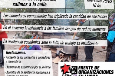 Organizaciones sociales realizarán cortes de ruta por 48 horas