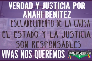 Comienza el juicio oral y público por el femicidio de Anahi  Benítez