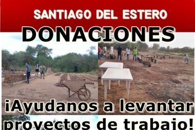 DONACIONES PARA SANTIAGO DEL ESTERO