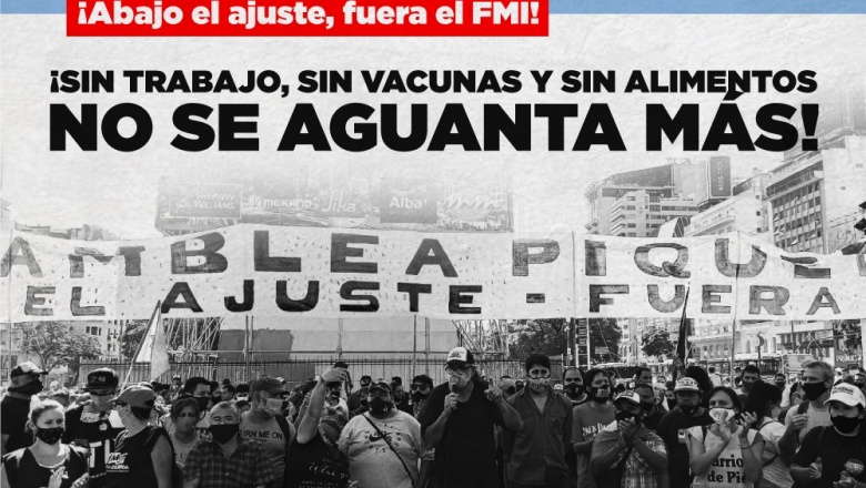 ¡Sin trabajo, sin vacunas y sin alimentos no se aguanta más!