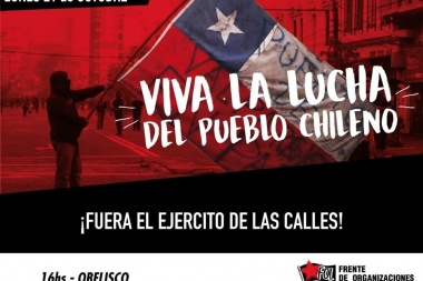Solidaridad con el pueblo de Chile