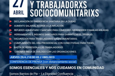 No al ajuste de los programas sociales