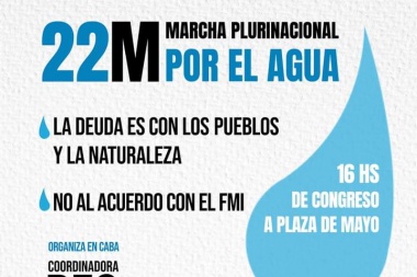 #22M Marcha plurinacional por el agua