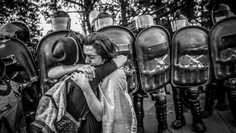 Repudio a la represión de Saenz y su policía a los docentes en lucha