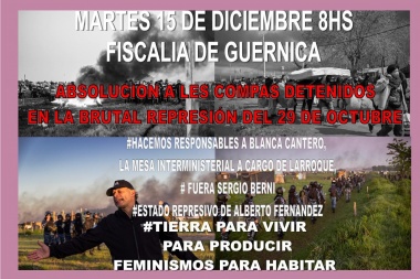 Guernica: no a la criminalización de la lucha