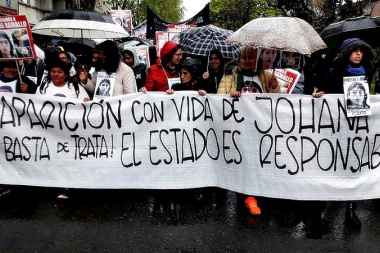 Movilización a un año de la desaparición de Johana Ramallo