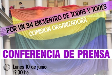Integrantes de la Comisión Organizadora del 34º Encuentro darán una conferencia de prensa por su democratización