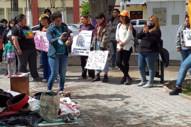 Marcha por justicia a un año del femicidio de Lía Vázquez