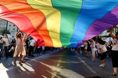 Marcha del “orgusho” en La Plata