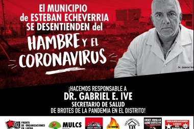El municipio de Esteban Echeverria condena a los barrios al coronavirus