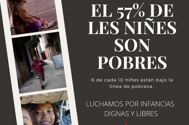 El 57% de les niñes son pobres
