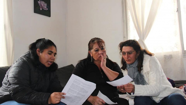 Las promotoras de géneros iniciaron las visitas a las cuadrillas de trabajo