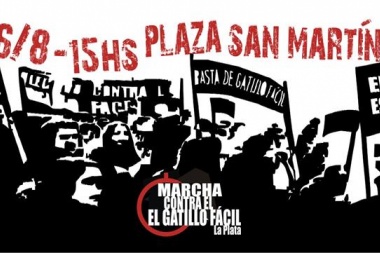 Marcha contra el gatillo fácil en La Plata