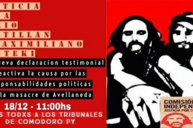 Otro testigo se presenta en la causa por la Masacre de Avellaneda