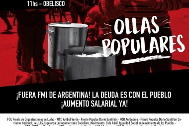 Fuera el FMI, la deuda es con el pueblo!