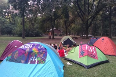 Primer campamento de la comisión de géneros del Conurbano Oeste