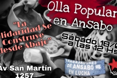 Olla popular en Ansabo