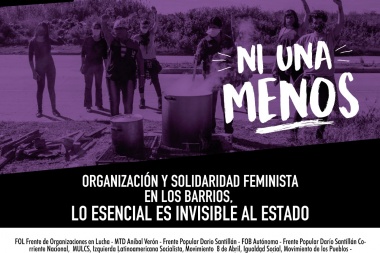 Otro Ni una Menos de lucha y organización