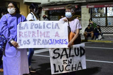 Represión a trabajadores de la Salud