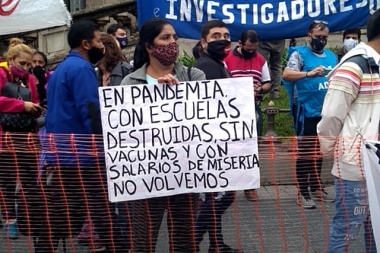 Familias y docentes coinciden que no están las condiciones para volver a la presencialidad