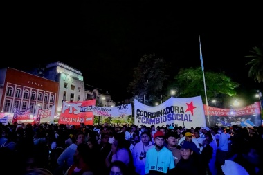 “Generamos conciencia contra el ajuste, esta marcha lo está logrando”