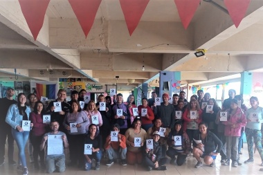 Inauguración del Barrio Comunitario Norita Cortiñas, una experiencia de autogestión por tierra para vivir