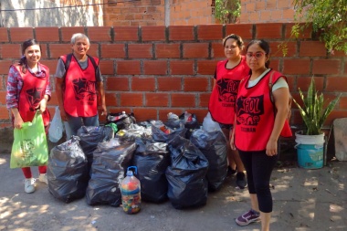 Reciclar para sostener comedores populares
