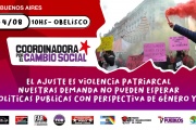Jornada Nacional de lucha: ¡Políticas Públicas con Perspectiva de Género YA!